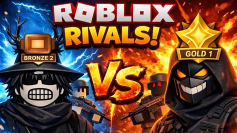 roblox rivals bronze  gold youtube