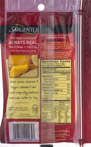 Sargento Deli Style Sliced Swiss Cheese 8 Oz Kroger