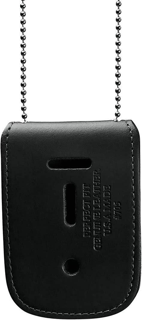 Perfect Fit Shield Wallets Police Badge Holder With Neck Chain Id