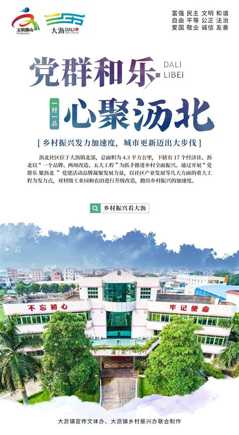 一村一品，精彩继续！大沥第二批乡村振兴海报来了社区