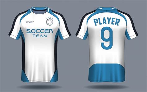 Premium Vector | Soccer jersey template