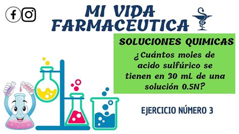 Soluciones Qu Micas Cu Ntos Moles De Cido Sulf Rico Se Tienen En