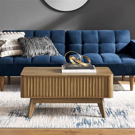 Buy Mopio Brooklyn Mid Century Modern Lift Top Coffee Table Waveform