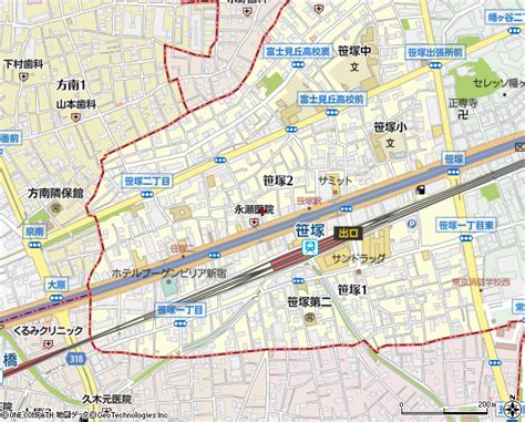 ミツヤ笹塚2丁目薬局（渋谷区ドラッグストア・調剤薬局）の電話番号・住所・地図｜マピオン電話帳