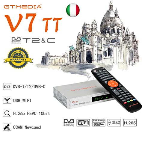 Receptor de satélite terrestre GTMEDIA V7 TT DVB T T2 DVB C J 83B