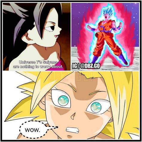 Caulifla Wow Universe 7 Saiyans Are So Awesome A Dbz Go Original