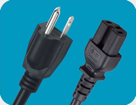 Japan Power Cords JIS C 8303 Plug To IEC 60320 C15 Connector Type B