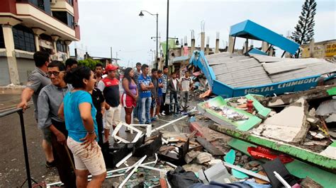 Saldo Del Terremoto En Ecuador 15 Muertos Y 381 Heridos