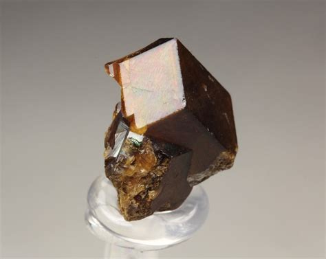 Quebul Fine Minerals Iridescent Rainbow Garnet Var Andradite