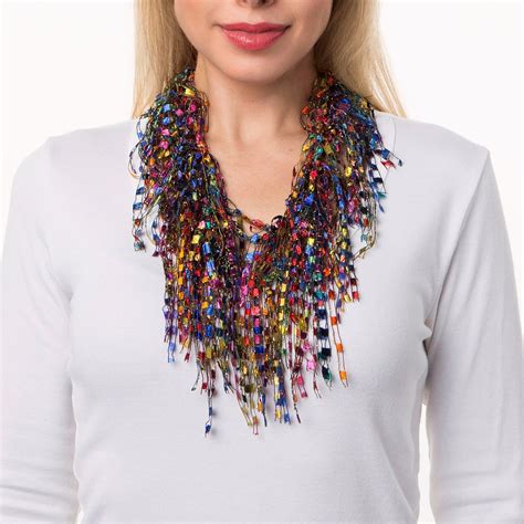 Big Bold Chunky Necklace For Women Colorful Lightweight Etsy