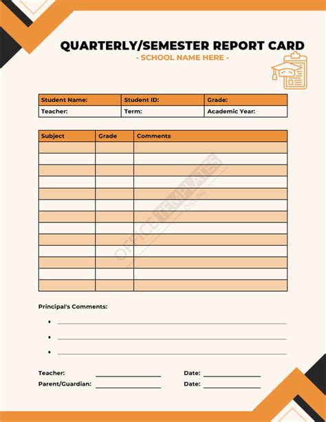 14 Free Editable Result And Report Card Formats In Ms Word