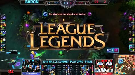 C9 Vs TSM Playoff Final Highlights Game 4 S4 NA LCS Summer 2014