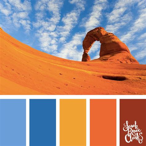 Vibrant Desert Color Palette The Sand Is So Bright Blue Yellow