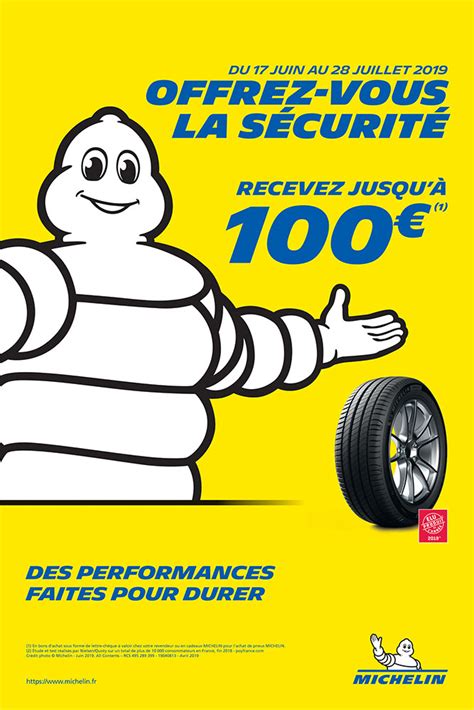 PROMOTION POUR L ACHAT DE PNEU MICHELIN