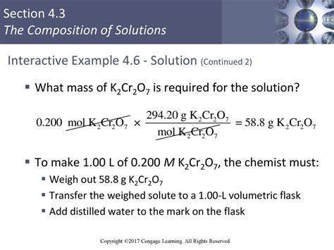 Chapter Types Of Chemical Reactions And Solution Stoichiometry