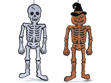 Personaggi Scheletro Di Halloween In Panno Da Appendere Magicabula