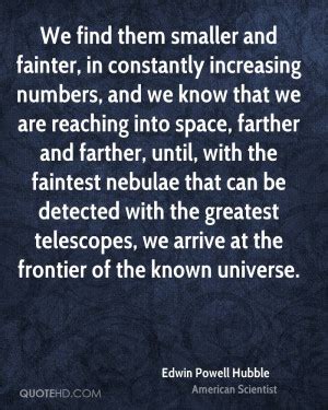 Edwin Hubble Quotes. QuotesGram