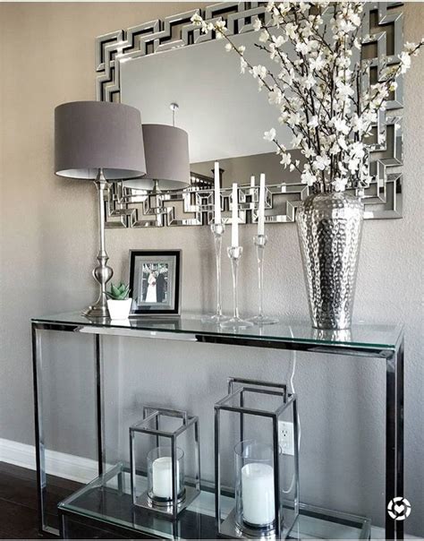 How To Decorate A Glass Console Table - Leadersrooms