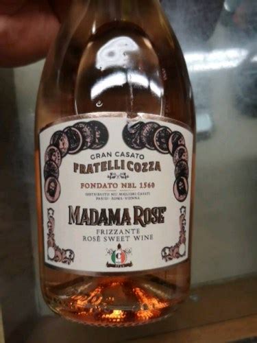 Fratelli Cozza Madama Rose Frizzante Ros Sweet Vivino Australia