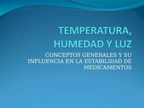 Ppt Conceptos Generales Y Su Influencia En La Estabilidad De