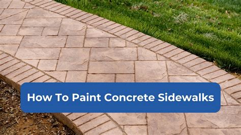 How To Paint Concrete Sidewalks: Easy Steps for a Fresh Look