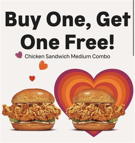 Buy One Popeyes Chicken Sandwich Combo Get One Combo Free One Cute