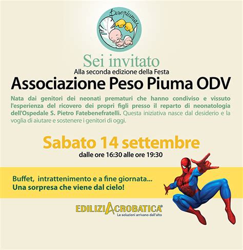 Festa DellAssociazione Peso Piuma ODV A F Ma L Associazione Con I