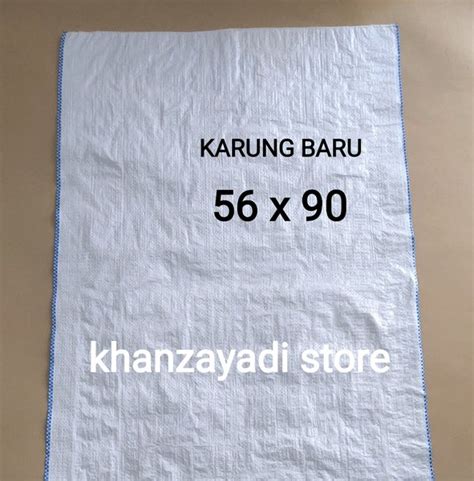 Jual Karung Plastik Putih 50 Kg Ukuran 56 X 90 Cm Baru Di Lapak