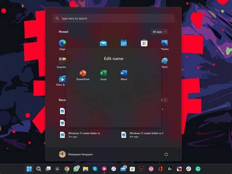 How To Create App Folders In Windows 11 Start Menu Itechguides