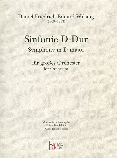 Sinfonie D Dur Das Orchester