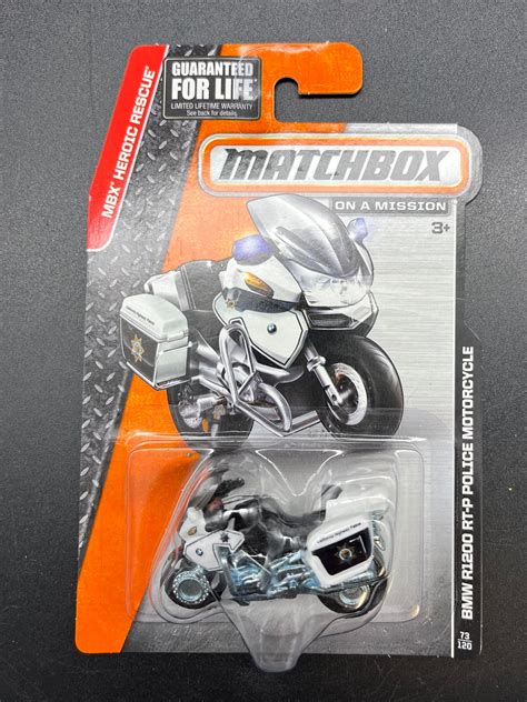 Matchbox Bmw R1200 Rt P Police Motorcycle Desertcollectorsaustralia