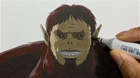 How To Draw Beast Titan Easy Attack On Titan Shingeki No Kyojin 進撃