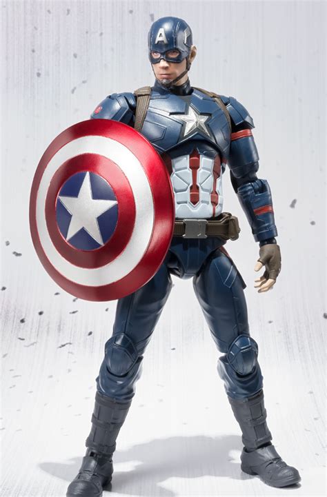 Bandai Sh Figuarts Civil War Captain America Revealed Marvel Toy News