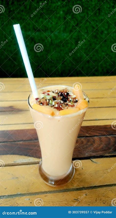 Dry Fruits Mango Shake Made Of Real Mangoes Pulp Stock Image Image Of Mango Fruits 303739557