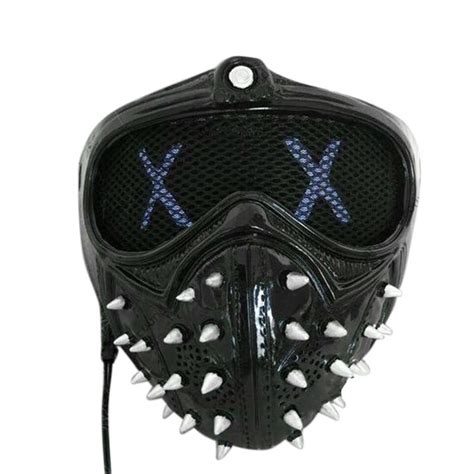 💥with Led💥 Game Watch Dogs 2 Wd2 Mask Marcus Takerlama Led Light Mask