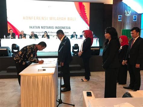 Konferensi Wilayah Bali INI Ikatan Notaris Indonesia