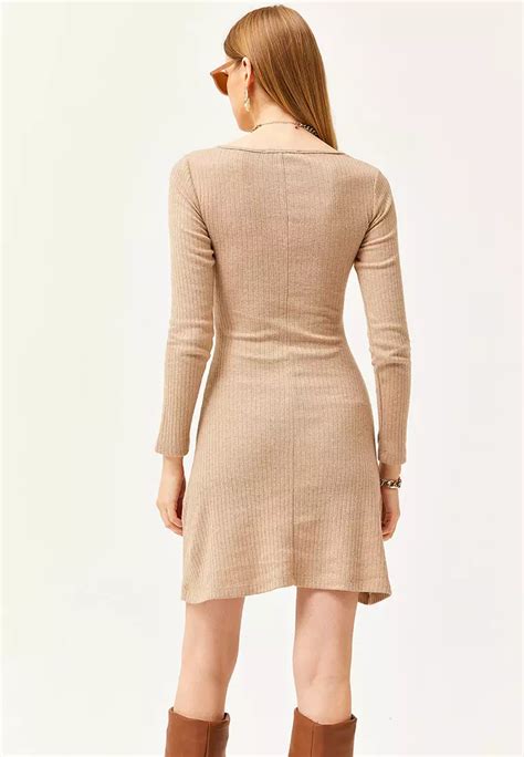 Buy Olalook Scoop Neck Mini Dress Online Zalora