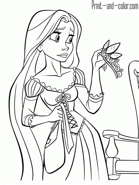 Rapunzel Coloring Pages Printable