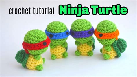 Ninja Turtle Amigurumi Tutorial Free Crochet Pattern 🐢 Youtube