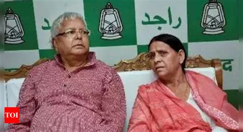 Delhi Court Summons Lalu Prasad Rabri Devi In Land For Job Scam Delhi News Times Of India