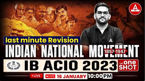 Indian National Movement To History Important Mcqs In One