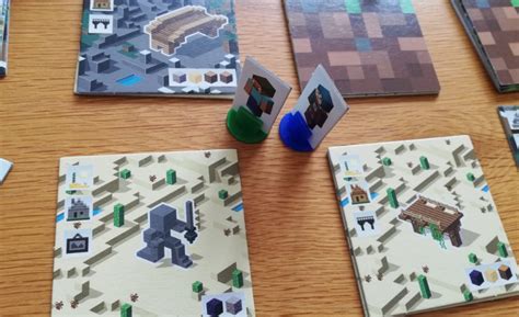 Minecraft Builders And Biomes Board Game Board Games Zatu Games