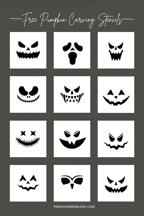 free printable pumpkin carving stencils 2