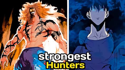 Strongest Hunters From Solo Leveling National Level Hunter Sung Jin