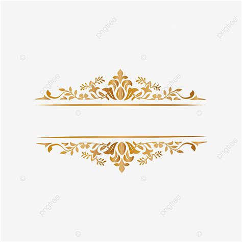 Vintage Luxury Invitation Vector Art Png Luxury Golden Vintage Title