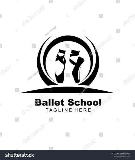 Ballet Logo Ballet School Dance Studio Stock Vector (Royalty Free ...