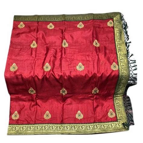 Party Wear Printed Jacquard Silk Saree M With Blouse Piece At Rs