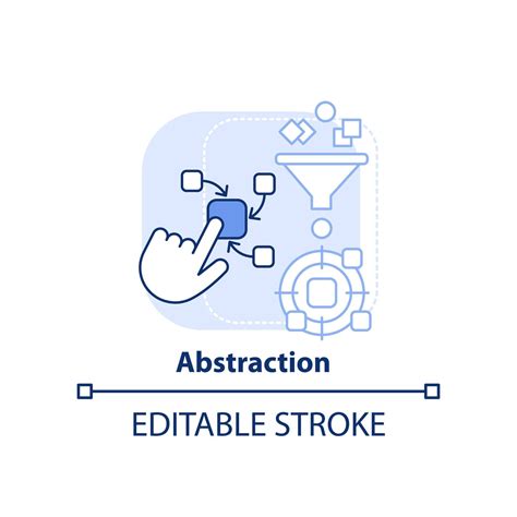 Abstraction Light Blue Concept Icon Define Data Feature Of