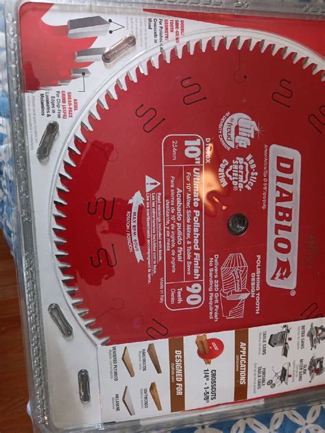 Diablo Ultimate Flawless Finish Circular Saw Blade 254mm 10 90teeth Ebay