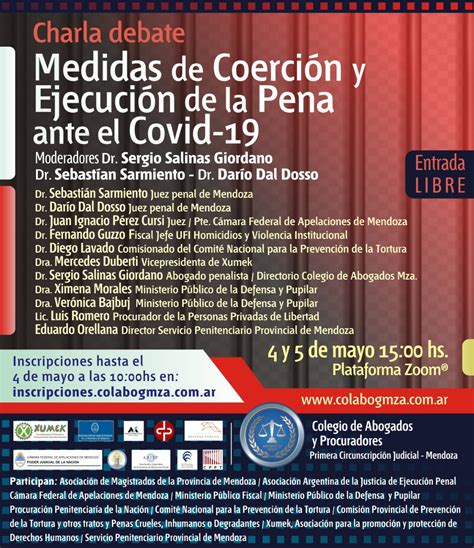 Medidas De Coerción Y Ejecución De La Pena Colegio De Abogados Y